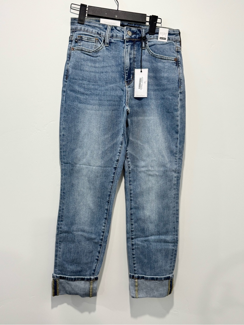 Judy Blue Faded Light Blue Boyfriend Jeans